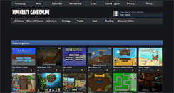 Desktop Screenshot of minecraftgameonlinefree.net
